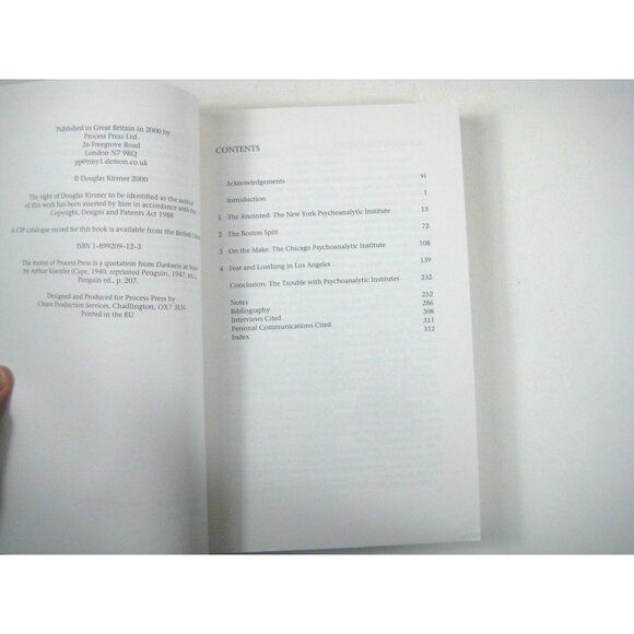 Unfree Associations Inside Psychoanalytic Institutes By Douglas Kirsner PPB - Picture 5 of 8